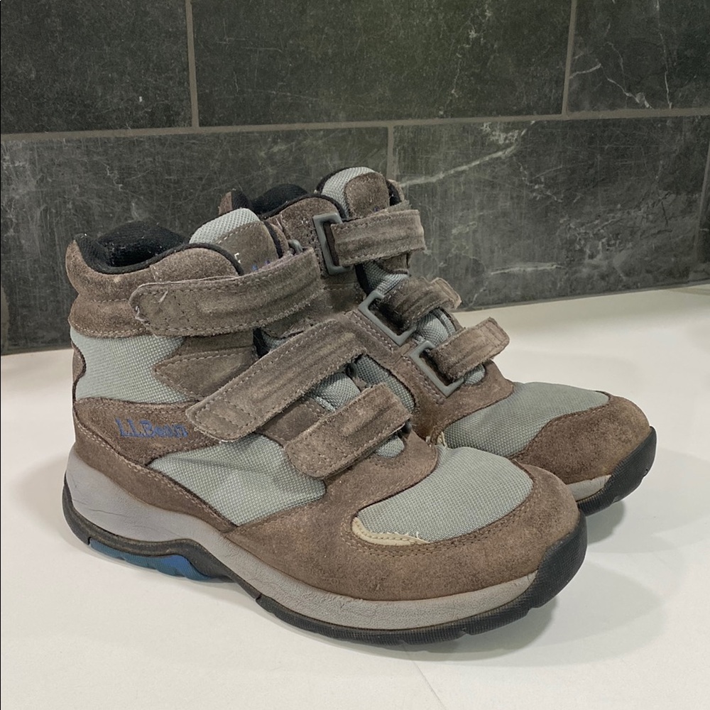 LL Bean Women's Primaloft Winter Suede 3 Strap Hiking Boots Size 7.5